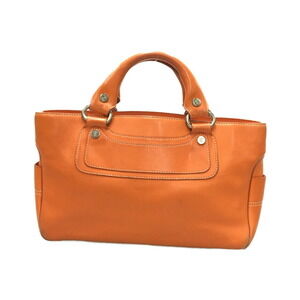 Celine Boogie Leather Handbag orange